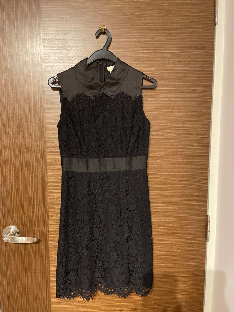Kate spade sale black lace dress