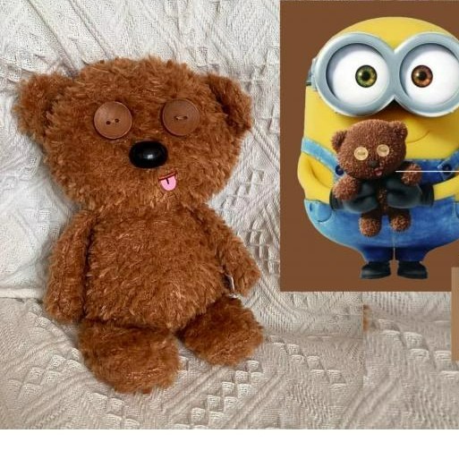 Bobs Teddy Bear 30 cm plush soft toy for children TIM the Orginal Minion Teddy 