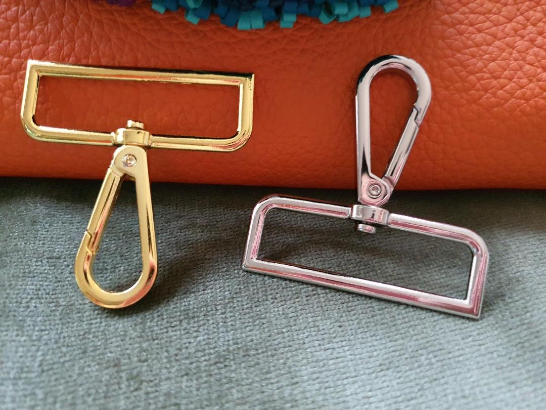 Bag strap shortening hook clip for hermes chanel LV Evelyn Gold silver