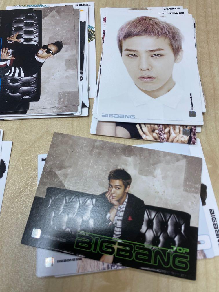 Bigbang collection card 已絕版, 興趣及遊戲, 收藏品及紀念品, 明星