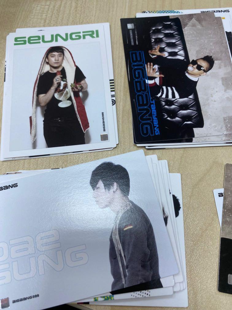 Bigbang collection card 已絕版, 興趣及遊戲, 收藏品及紀念品, 明星