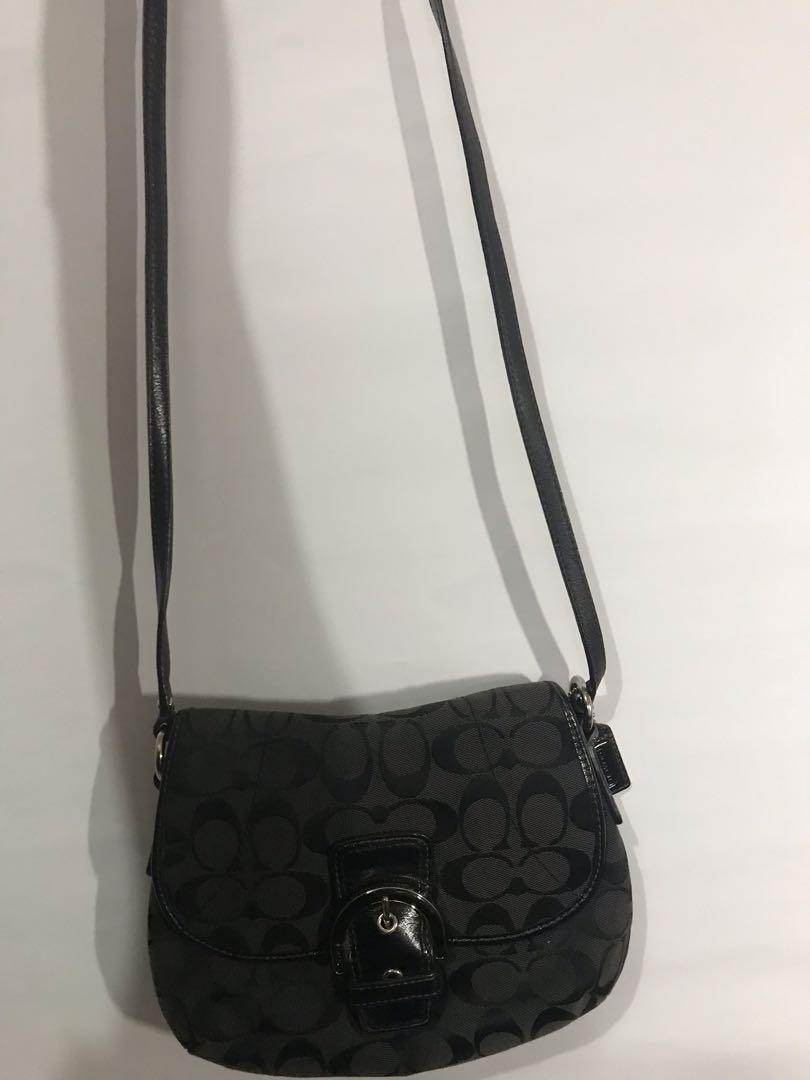 coach sling black