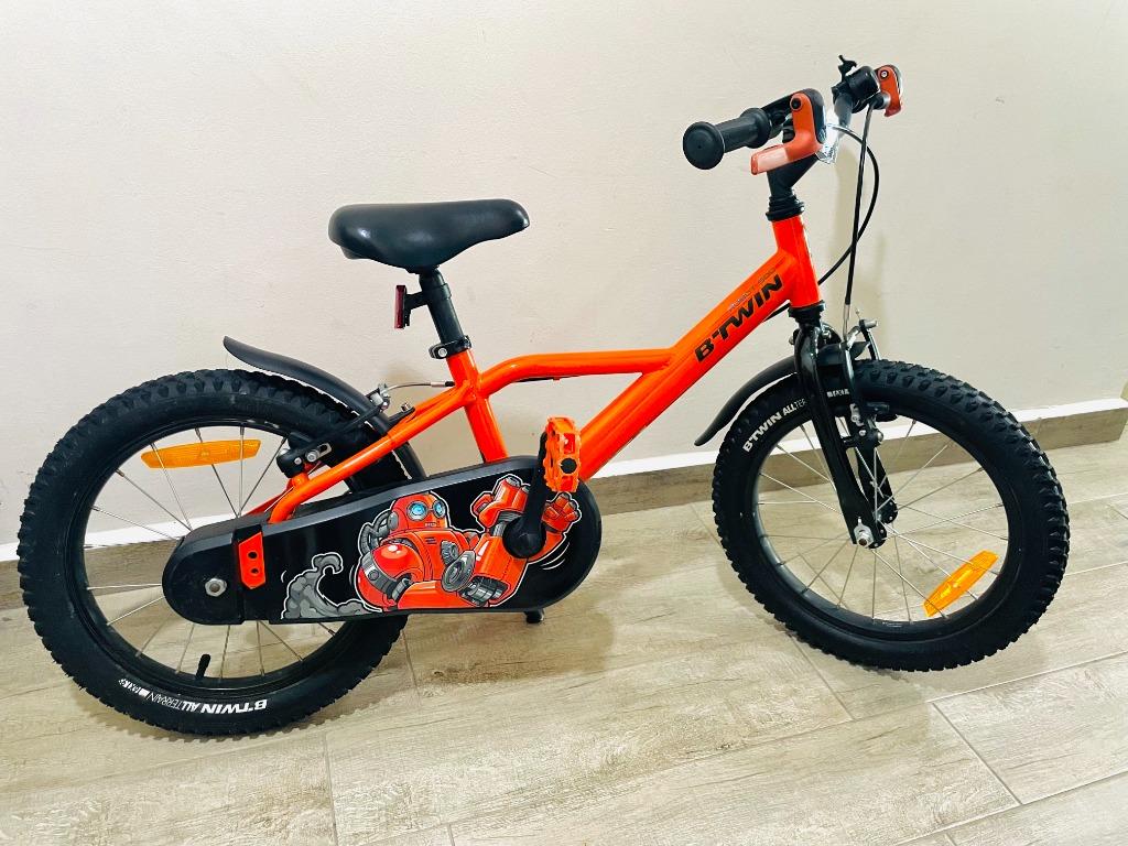 Btwin 16 inch bike best sale