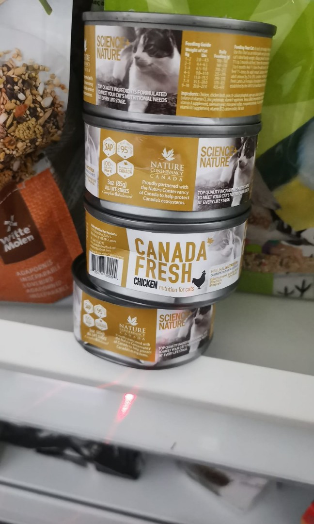 Canada fresh chicken cat canned food, Pet Supplies, Pet Food on Carousell