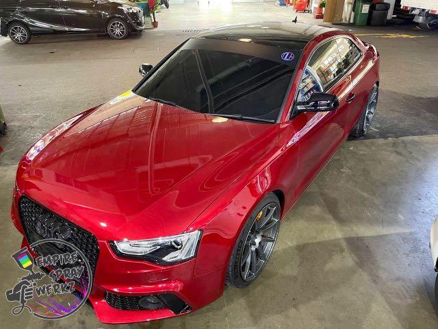 Spray Painting - Soul Red Car Accessories, Car & Services on Carousell