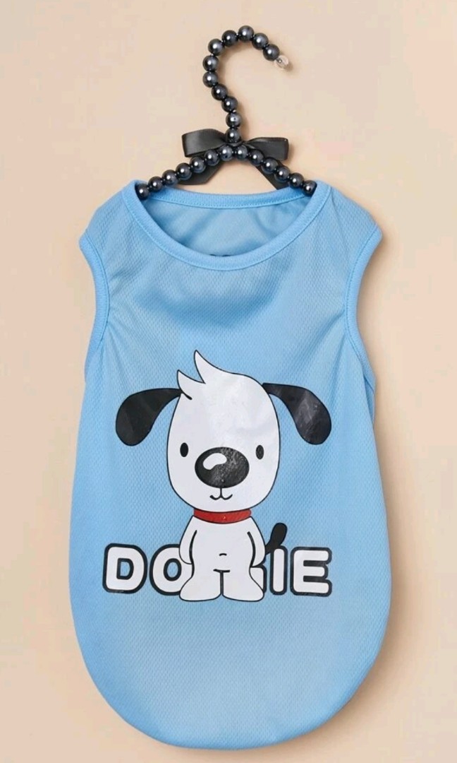 Cartoon Dog Tee, Pet Supplies, Homes & Other Pet Accessories on Carousell