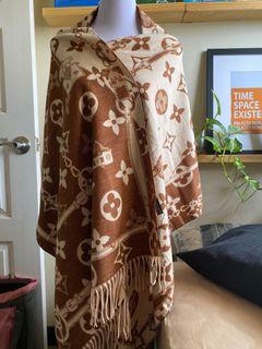 Cashmere Shawl Scarf (brown and beige)