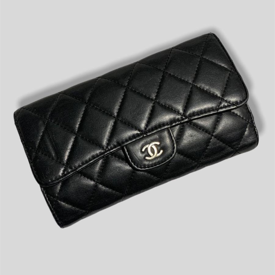 CHANEL CLASSIC QUILTED FLAP WALLET, Luxury, Bags & Wallets on