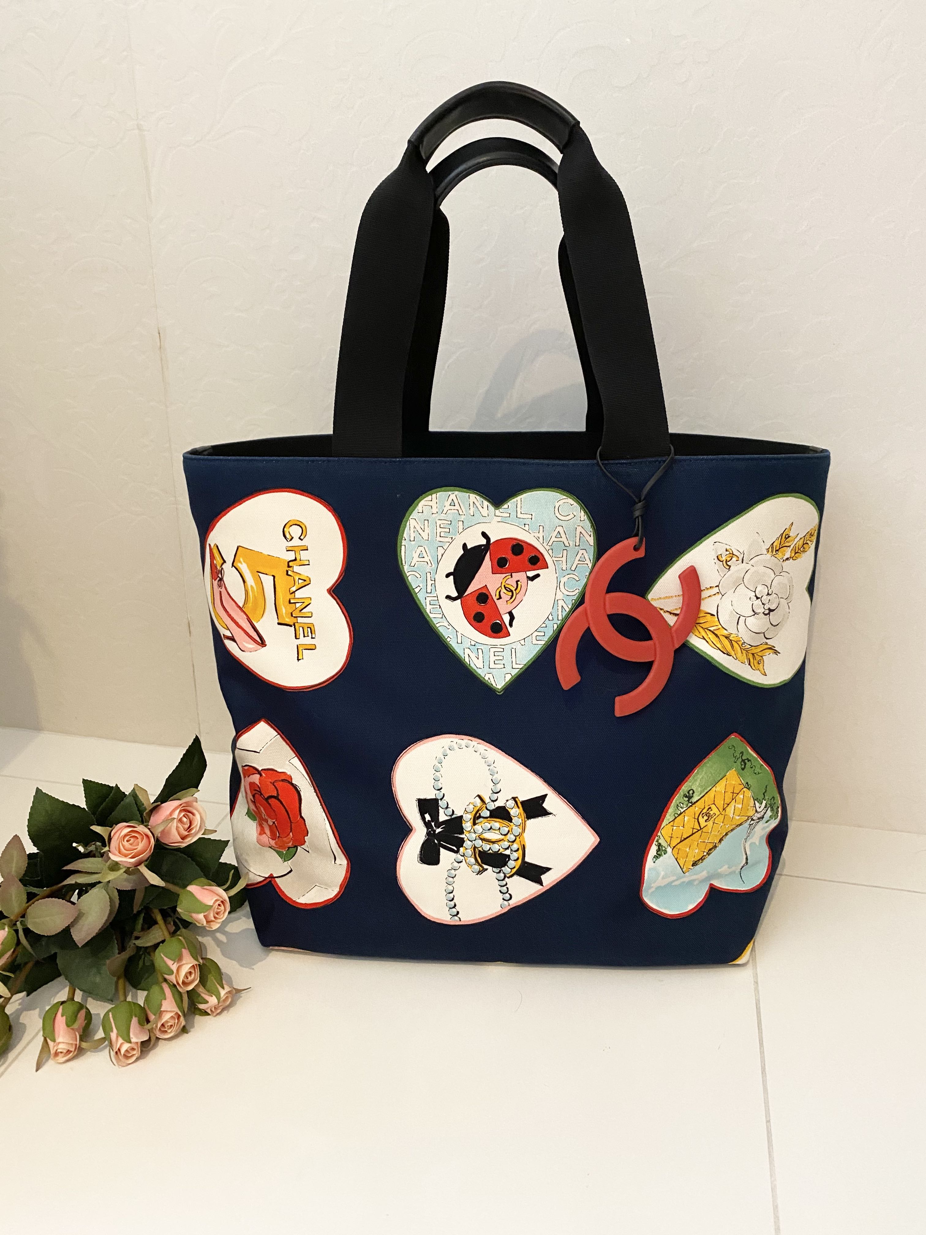 Chanel vintage 2025 canvas bag