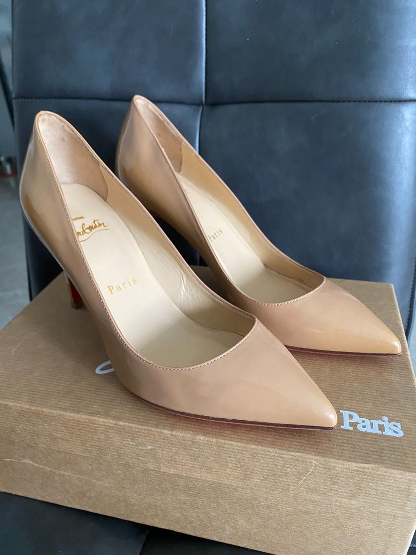 Louboutin pigalle 85 nude sales