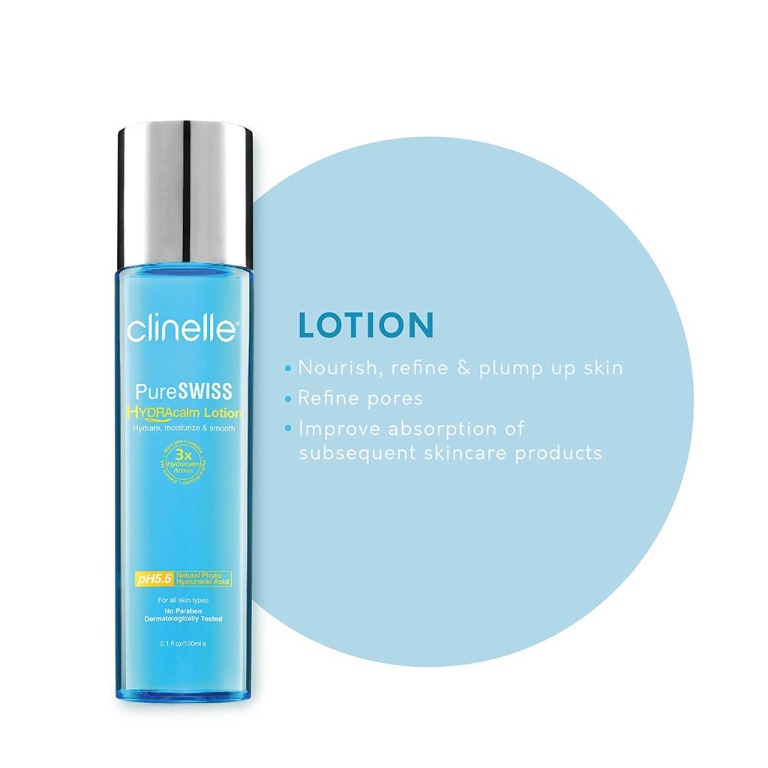 Clinelle Pure Swiss Hydracalm Lotion 35ml Trial Size Health Beauty Skin Bath Body On Carousell