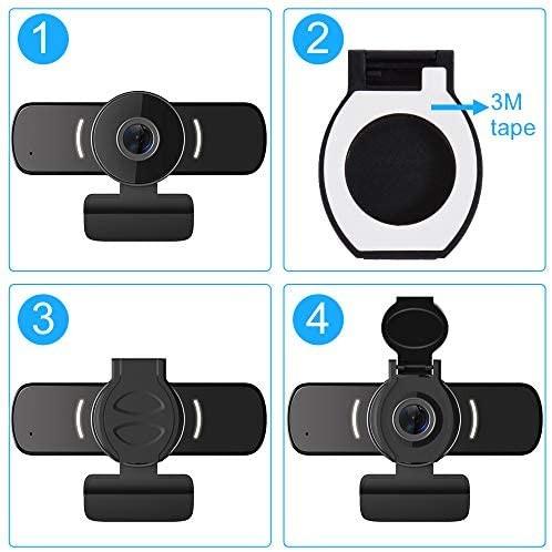 Webcam Cover Larmtek Webcam LarmTek 1080P HD USB Webcam With