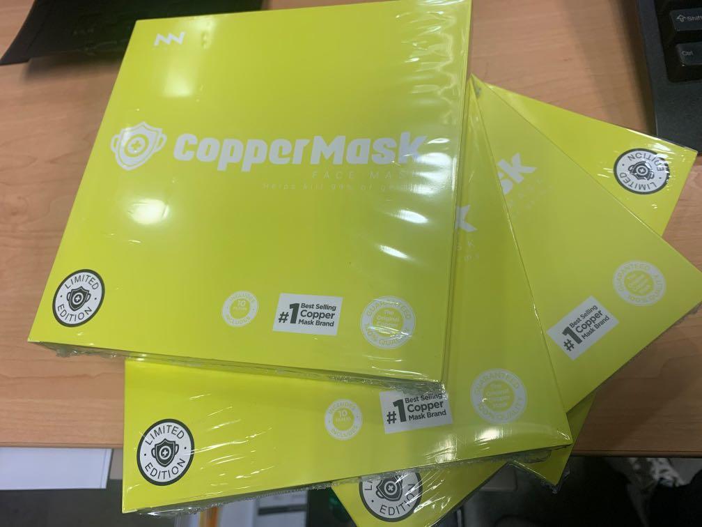 Copper Mask, Health & Nutrition, Face Masks & Face Shields on Carousell