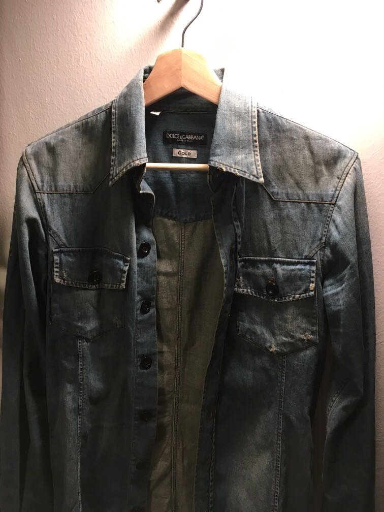 Dolce & outlet gabbana denim shirt