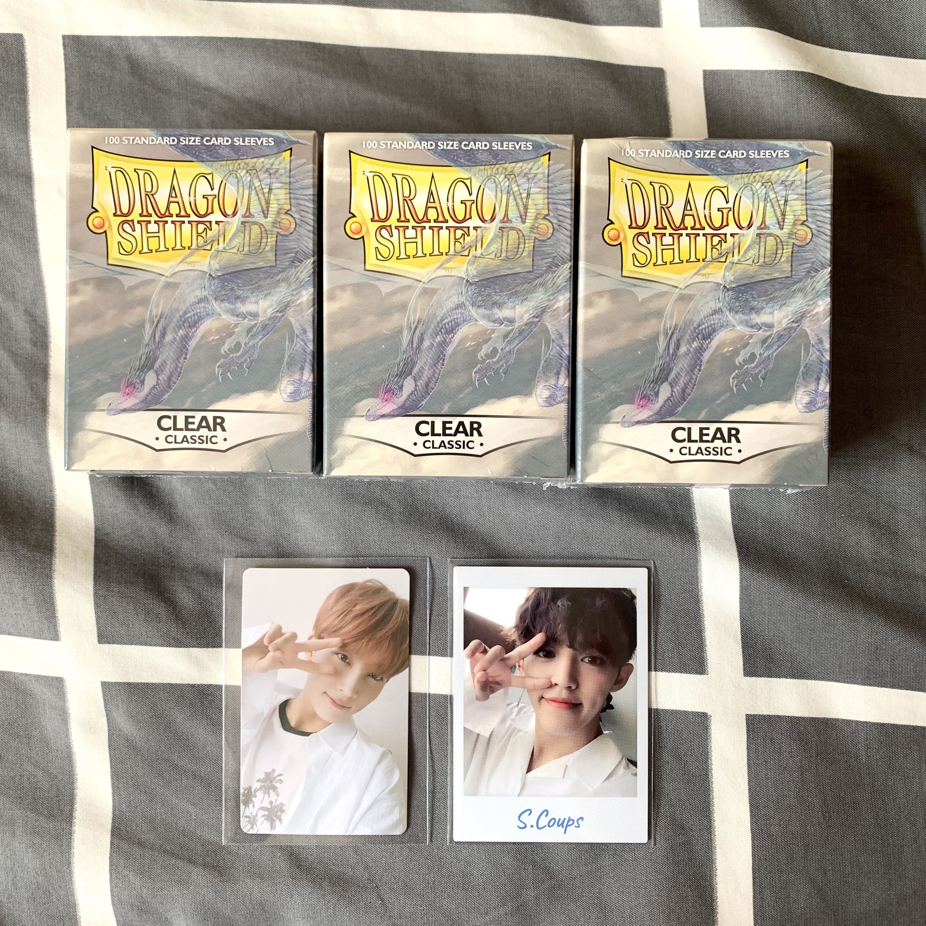 Dragon Shield Clear Classic Photocard Sleeves KPOP Seventeen SVT BTS