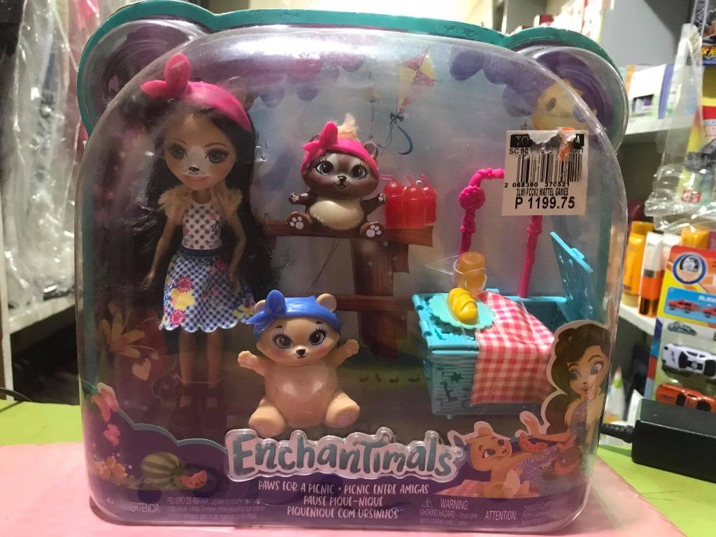 ENCHANTIMALS Paws for a Picnic Doll Set Hobbies Toys Toys Games on Carousell