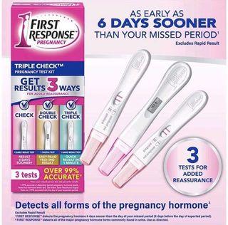 First Response Triple Check pregnancy test
