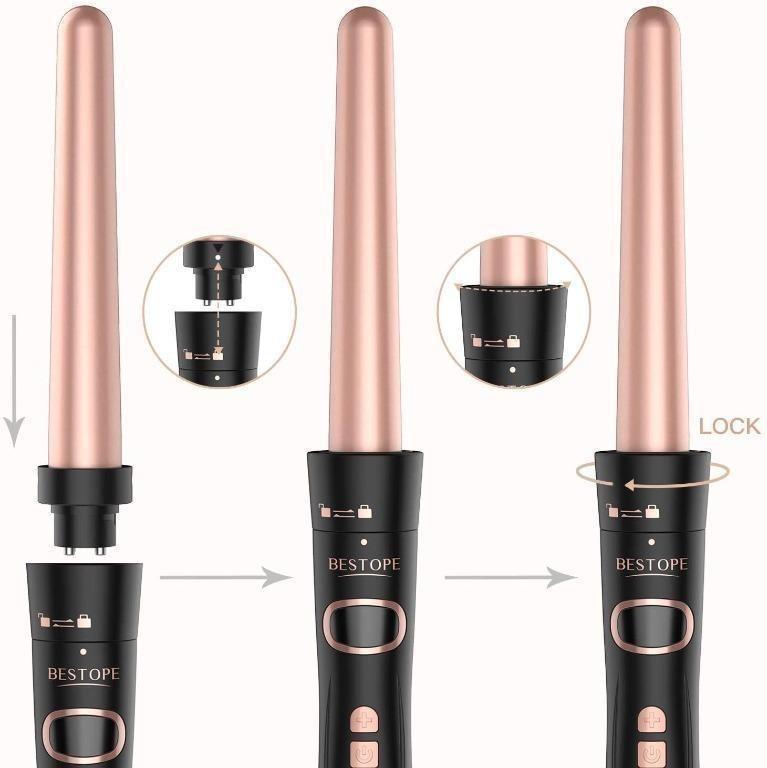 FREE DELIVERY BESTOPE 6 In 1 Curling Wands Irons Set 13mm 32mm Curling Tongs with PTC Ceramic Barrels LCD 120 C 220 C Temperature Control Multi Stylers Beauty Personal Care Hair on Carousell
