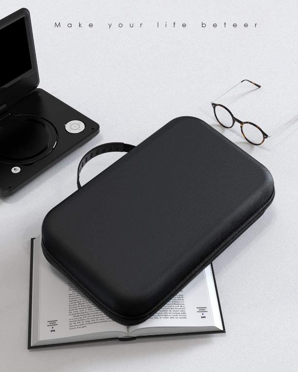 FREE Delivery ieGeek Portable DVD Player Carrying Case, Durable & Rigid