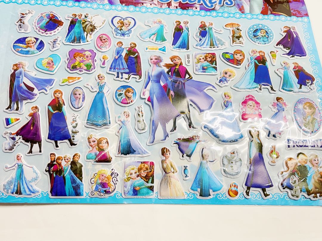 Frozen sticker Elsa Sticker Princess sticker, Hobbies & Toys