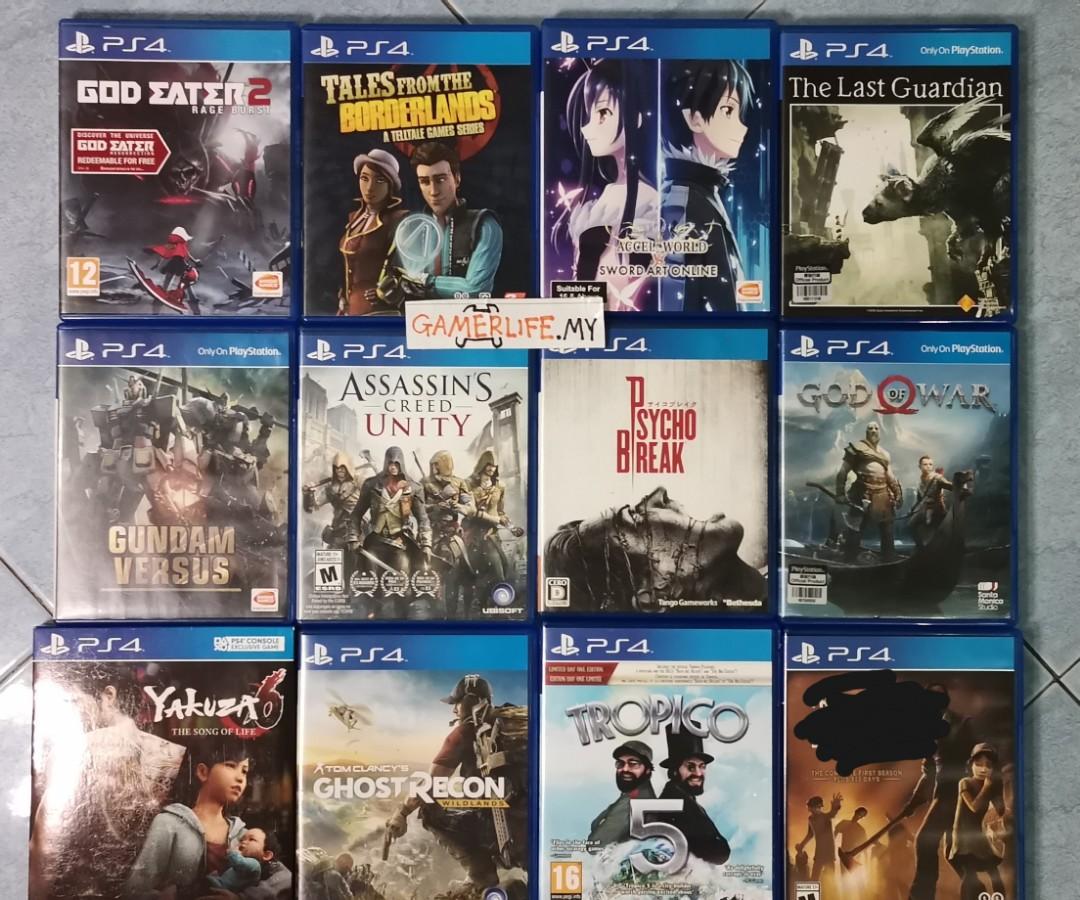 Used ps4 games online discount