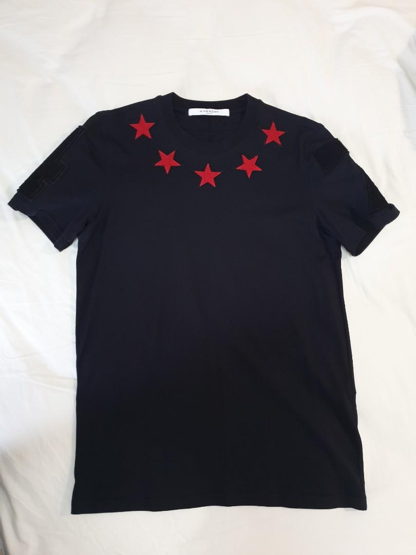 Givenchy 74 star t shirt top