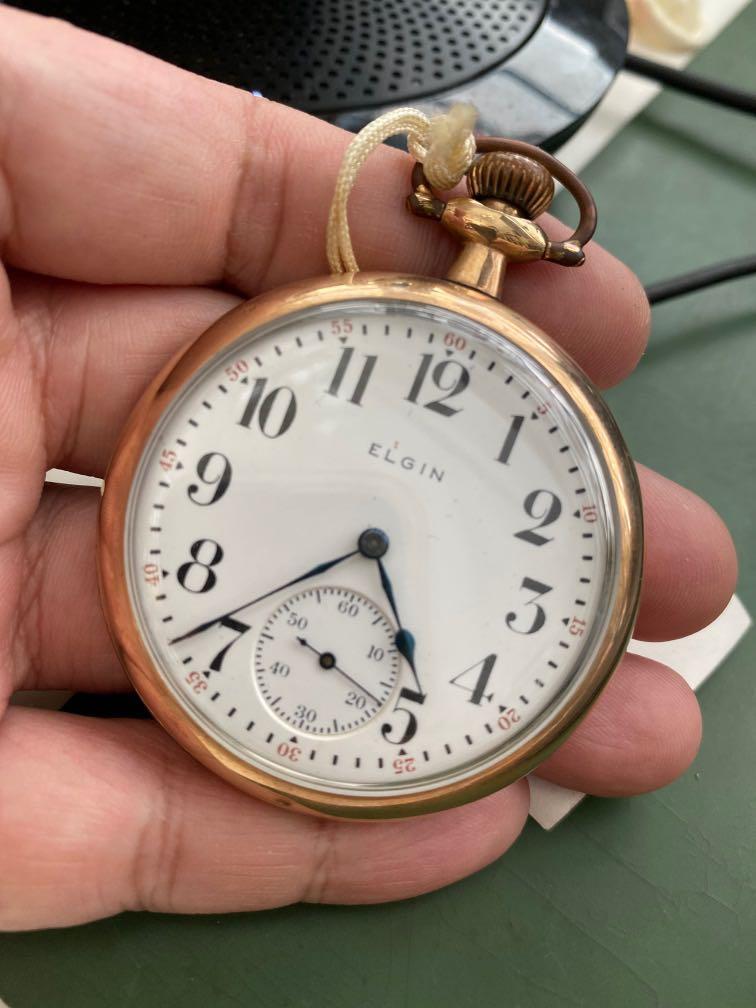 Elgin shop watch pocket
