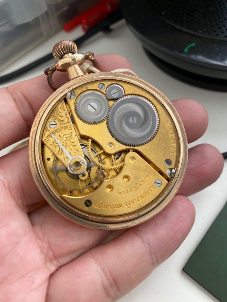 Elgin seven shop jewels pocket watch
