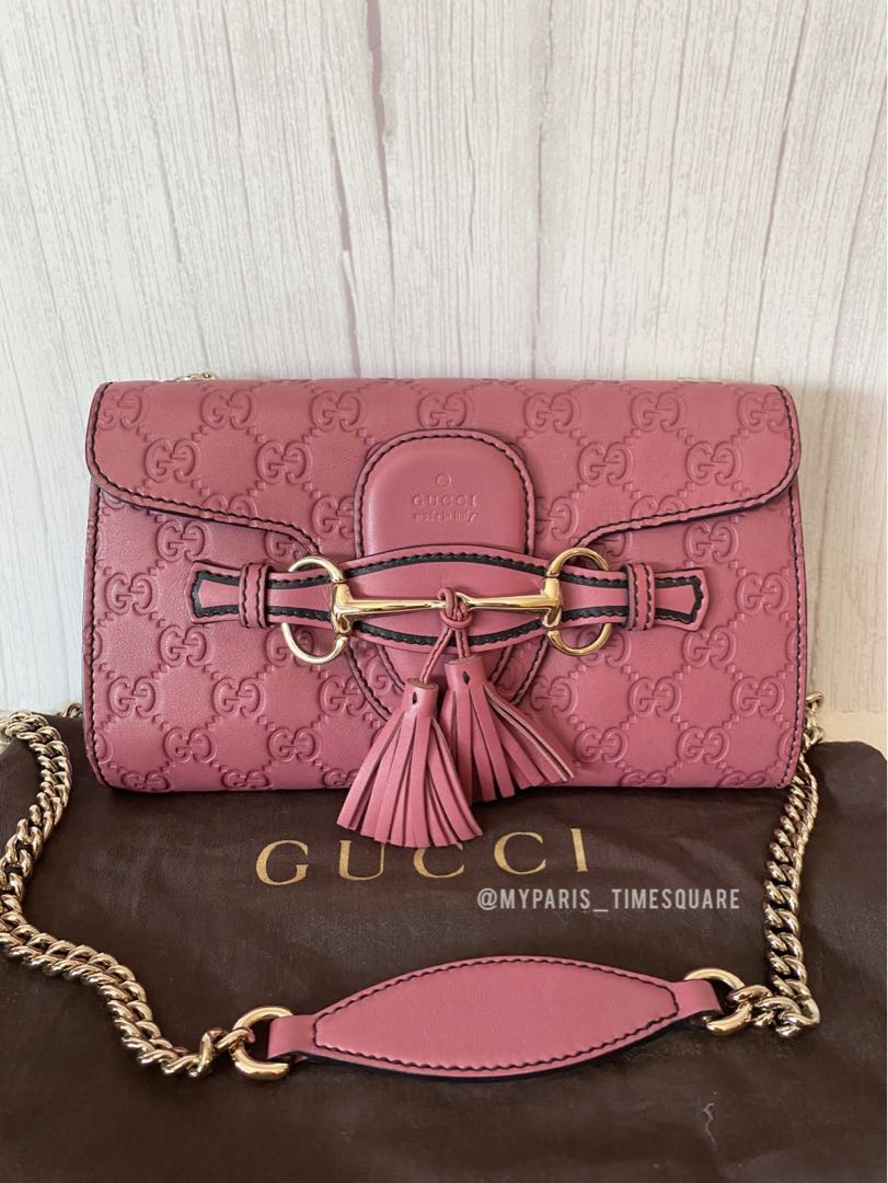 Gucci guccissima bag outlet pink