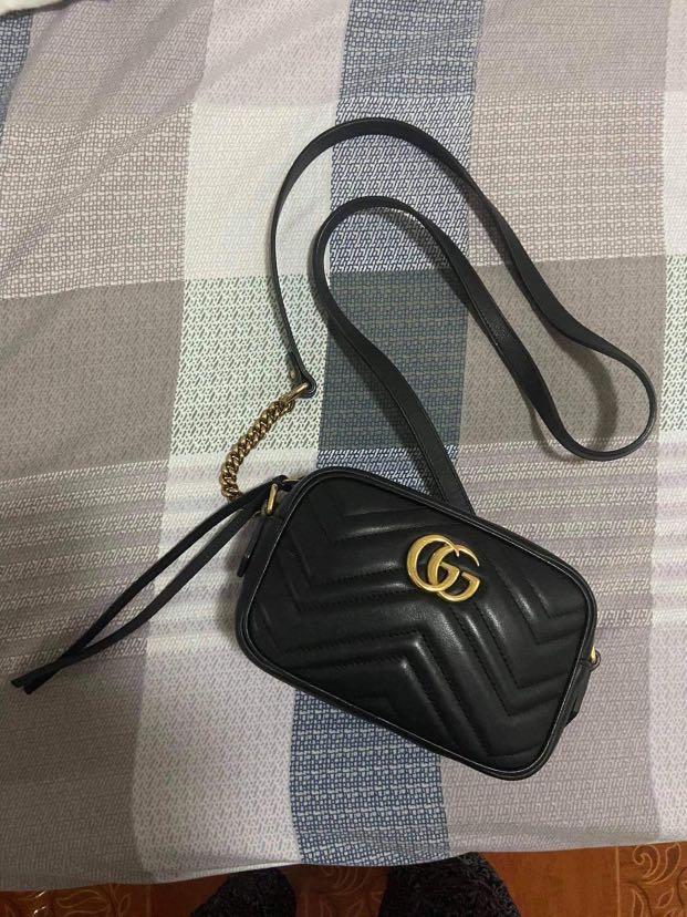 Gucci matelasse mini bag top