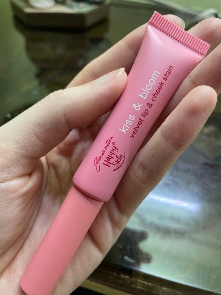 Happy skin kiss and bloom velvet lip and cheek stain in artsy, Beauty