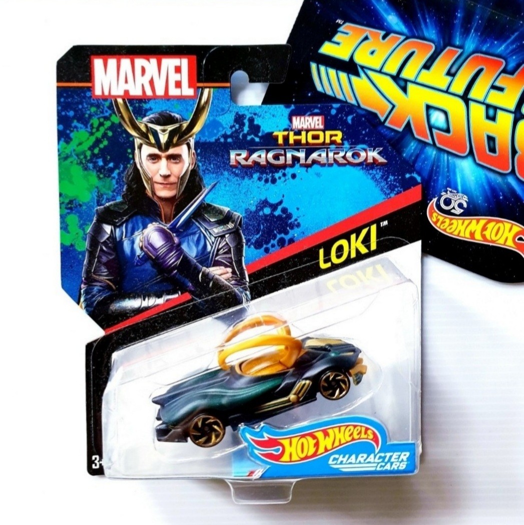 Hot Wheels Marvel - Macchinina Loki, Edizione Collezionabile, Nuova In Scatola