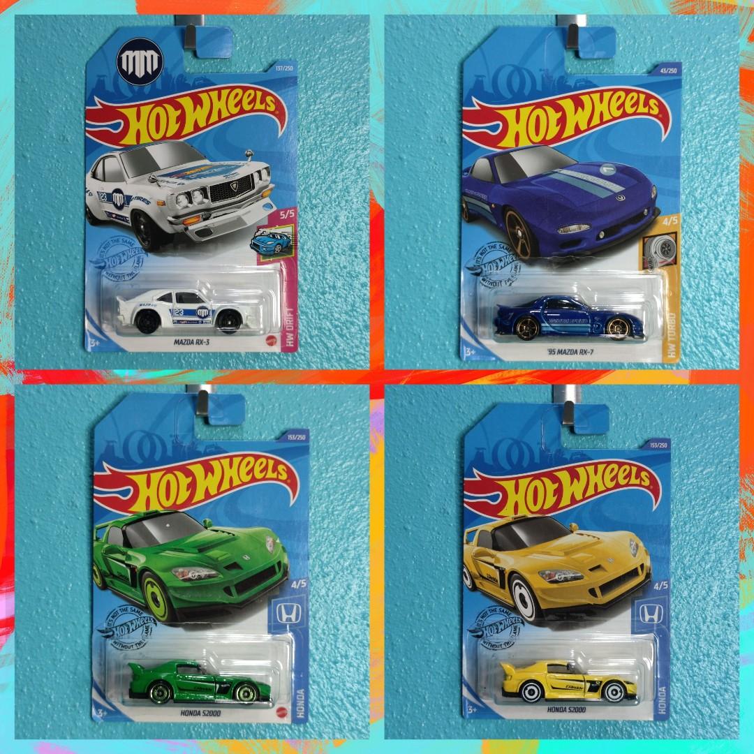 Hotwheels Mazda Rx3 Rx7 Honda S00 Toys Games Diecast Toy Vehicles On Carousell Hotwheels Mazda Rx3 Rx7 Honda S00 Toys Games Diecast Toy Vehicles On Carousell