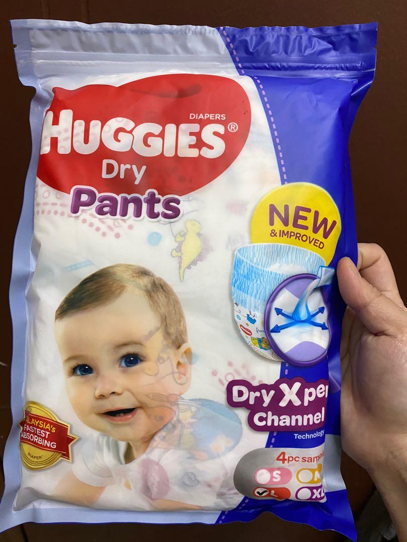Huggies Dry Pants L size, Babies & Kids, Bathing & Changing, Diapers