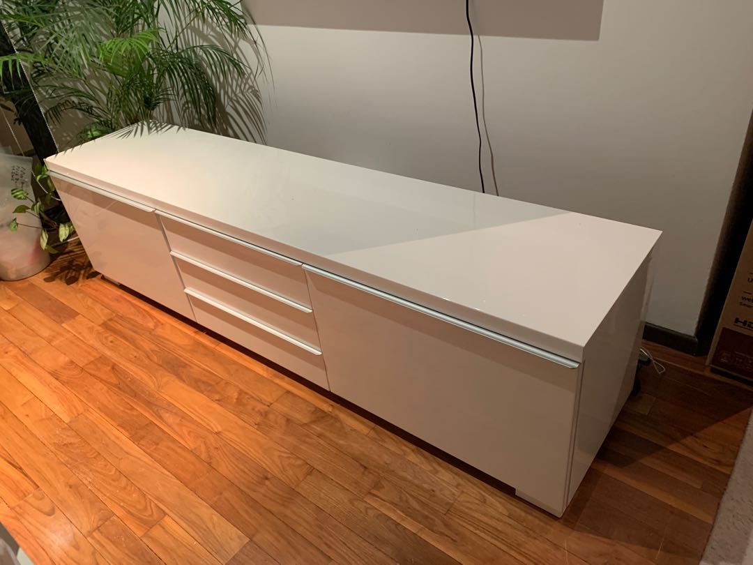 IKEA Besta Burs TV bench, Furniture & Home Living, Furniture, Shelves