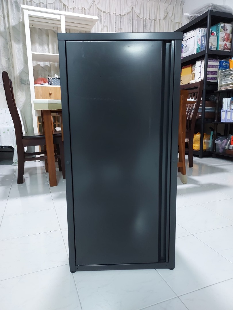 Ikea black metal Furniture & Home Living, Furniture, Shelves, & Racks on Carousell