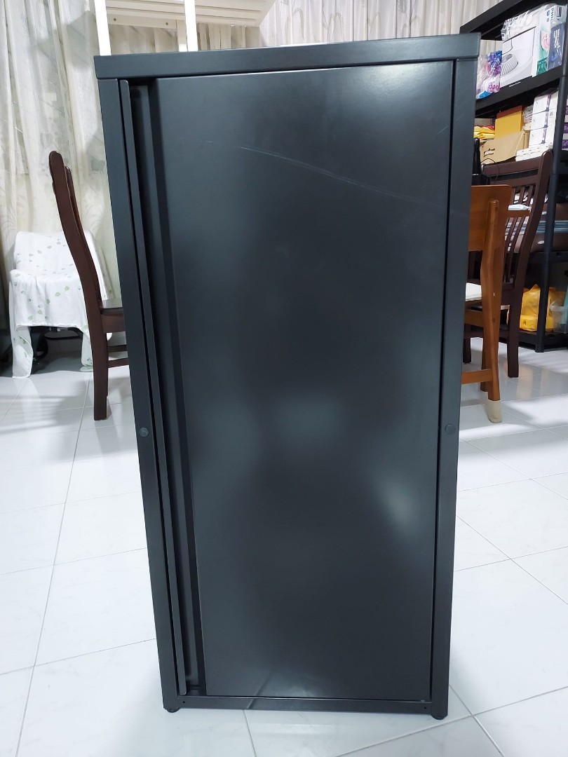 Ikea black metal Furniture & Home Living, Furniture, Shelves, & Racks on Carousell