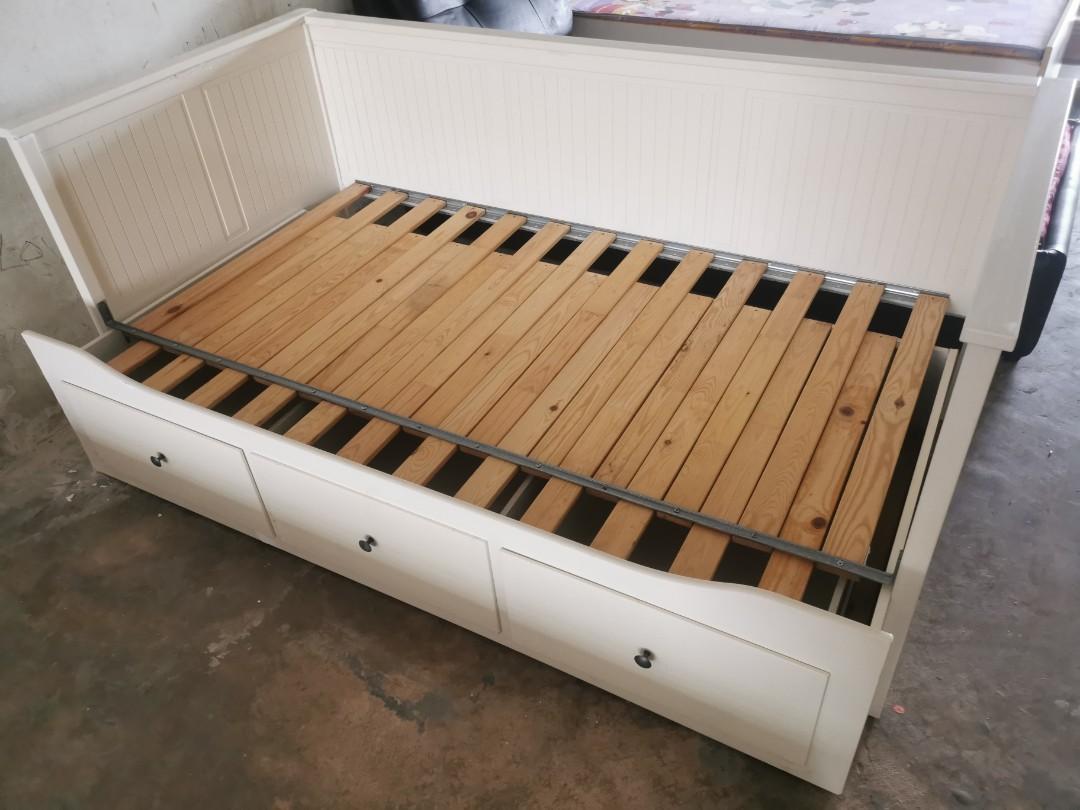 Ikea hemnes sofa bed, Furniture & Home Living, Furniture, Sofas on