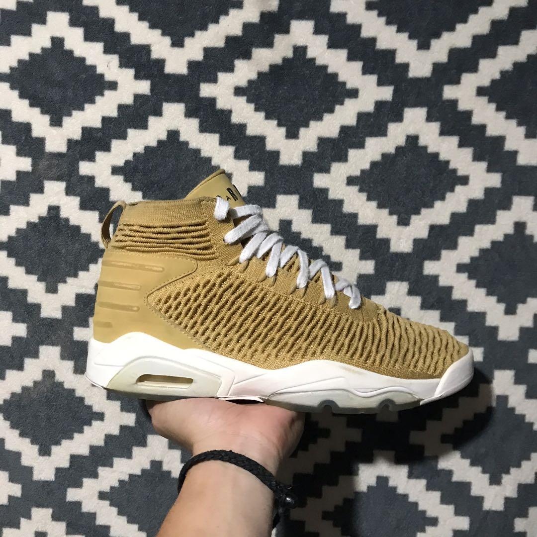 Jordan 6 Flyknit Wheat Men s Fashion Footwear Sneakers on Carousell