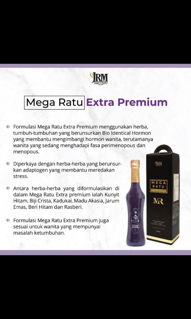 Jrm Mega Ratu Premium Health Nutrition Health Supplements Health Food Drinks Tonics On Carousell