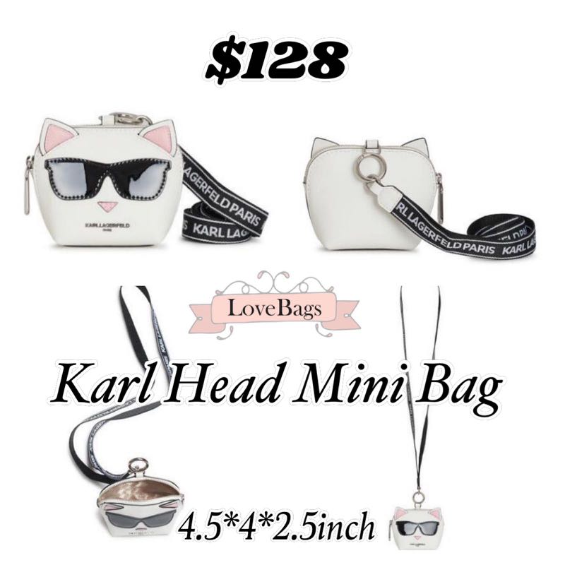 Karl lagerfeld face bag top
