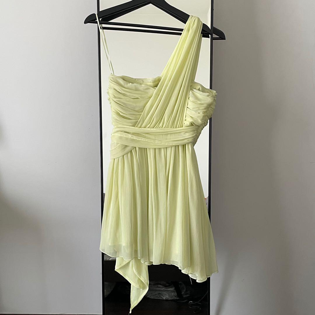 Kate moss yellow chiffon on sale dress