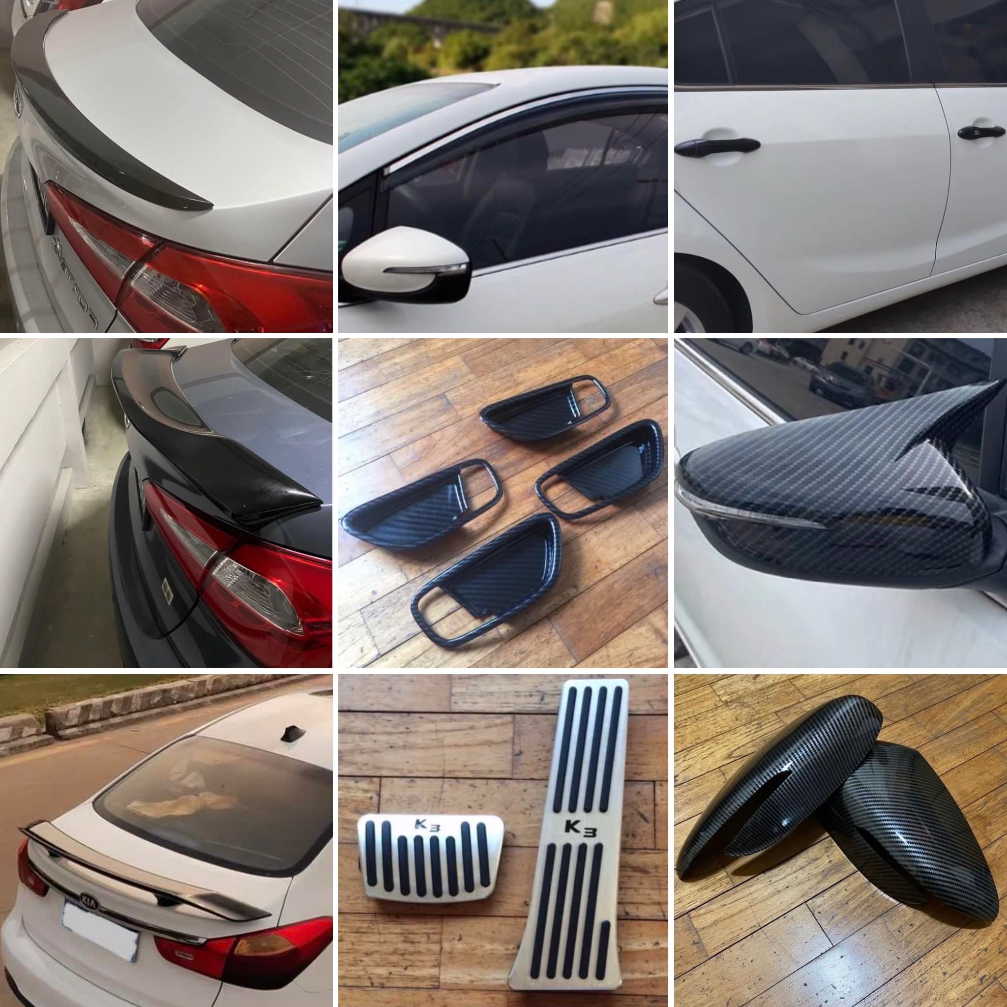 Kia K3 Accessories Spoiler , Car Accessories, Accessories on Carousell