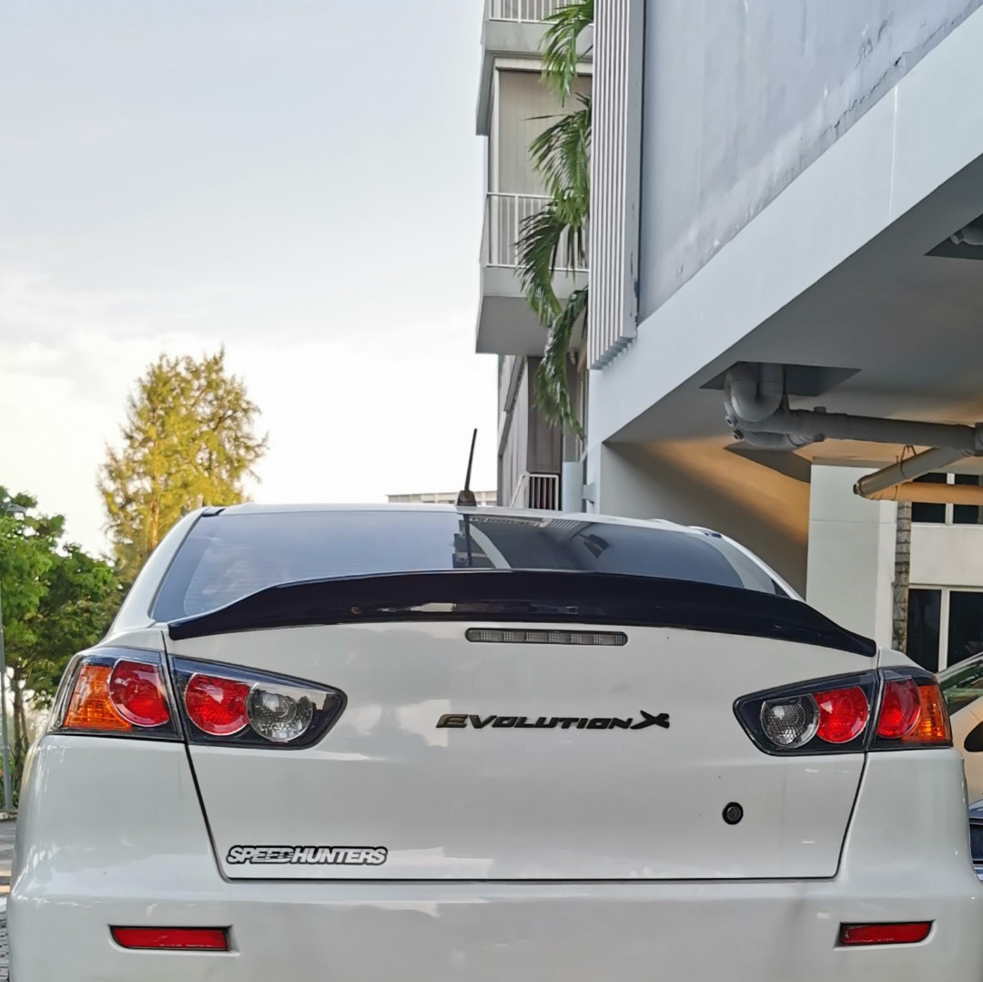 Lancer Evolution 10 Boot w Duck Lip, Car Accessories, Accessories on ...