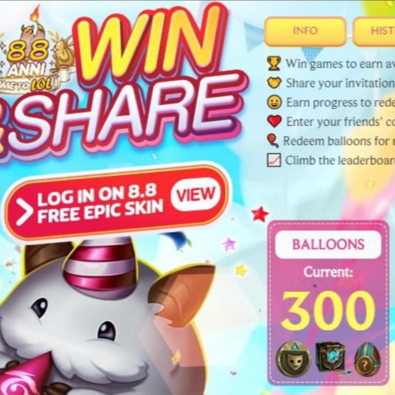 League of Legends (ANNIVERSARY CODES), Video Gaming, Gaming Accessories