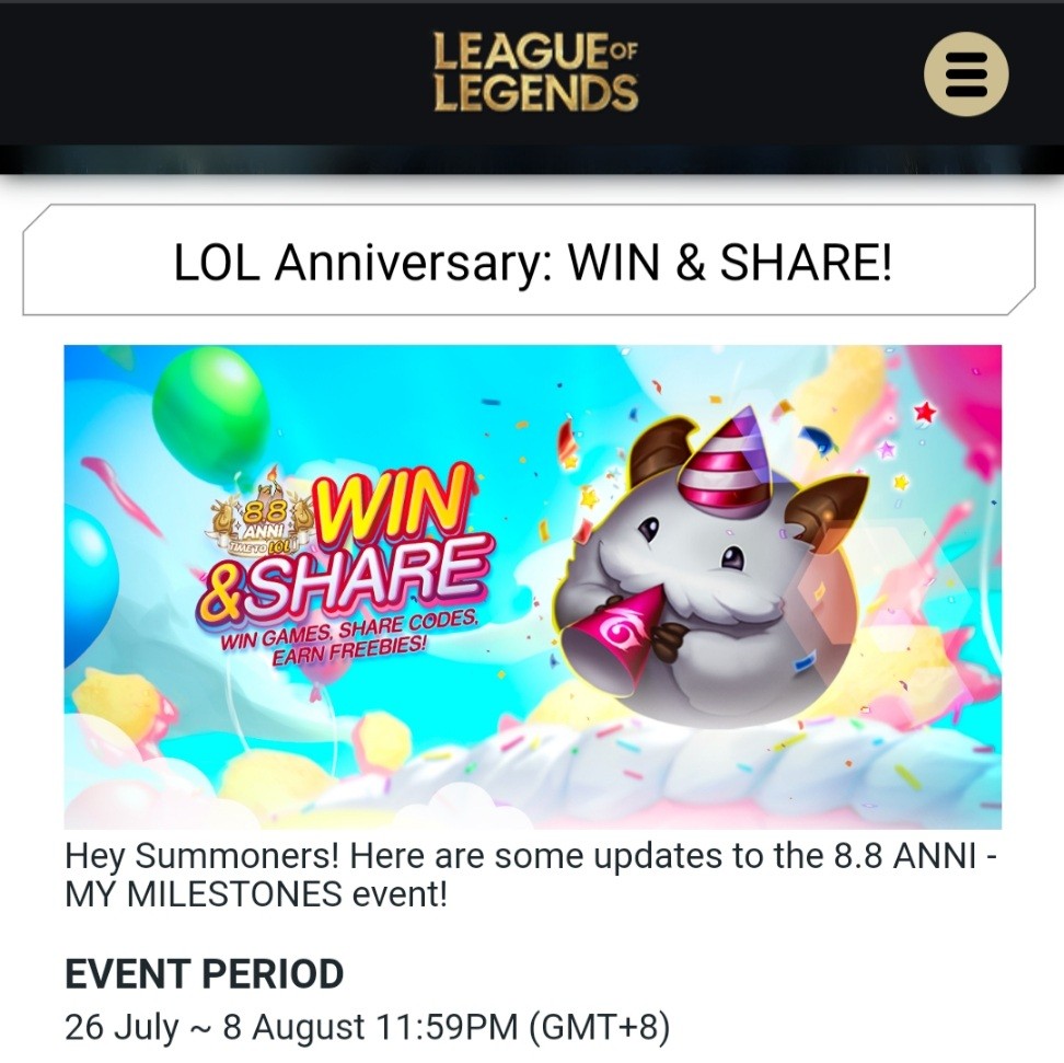 League of Legends (ANNIVERSARY CODES), Video Gaming, Gaming Accessories