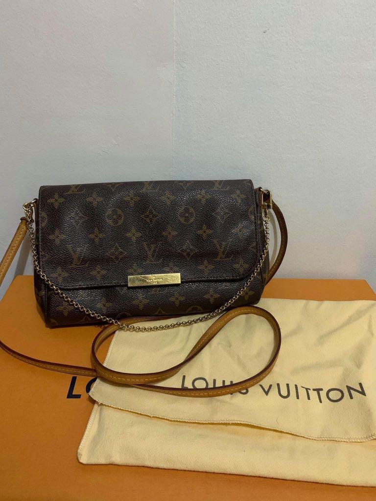 Louis Vuitton Favorite MM (Category: Luxury Bags & Wallets) located in Manila. Submitted by 00317 (Listing ID 1105320843, Image 2). Description: Preloved LV Favorite With dustbag and entrupy cert DM for more photos.