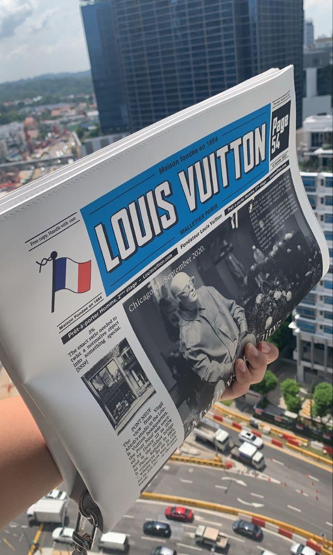 Louis Vuitton X Virgil Abloh Newspaper Bag