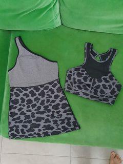 Lululemon Toga Tank and Matching Bra Size 2 (sold together or separate)