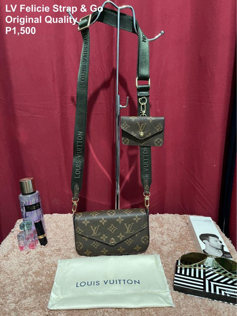 LV Felicie Strap & Go Mono , Luxury, Bags & Wallets on Carousell